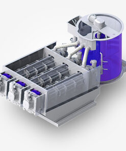 Máy ép bùn trục vít đa đĩa loại KS-ST